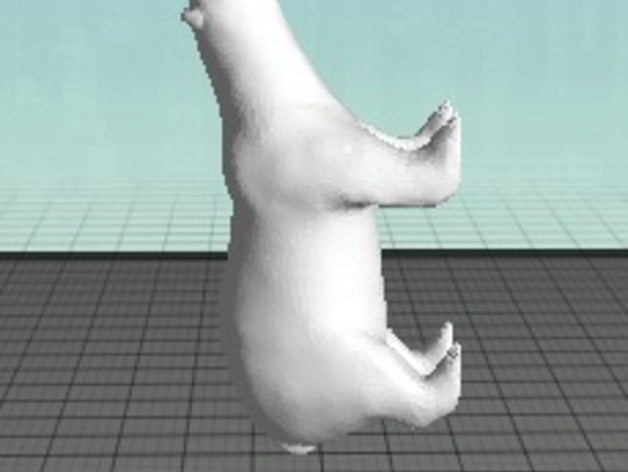 polar bear Tiere realistisch 3D print model - Mito3D