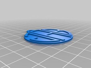 my customized monogram pendant jewelry 3d print model - Mito3D