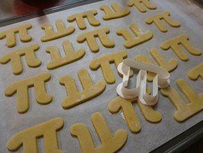 pi cookie cutter script cucina pranzo 314 3 d openscad 3d print model - Mito3D