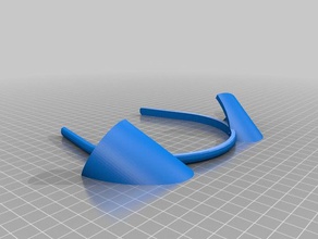 conejito de orejas accesorios personalizado 3d print model - Mito3D