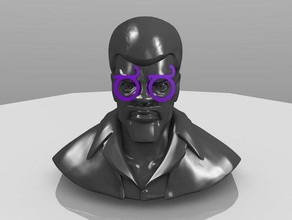 black dynamite disapproves accessories 3d print model - Mito3D