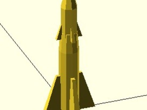 Rakete Fahrzeuge 3d print model - Mito3D