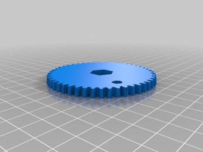 ultimaker large gear replacement part 3d printing extruder 3d print model - Mito3D