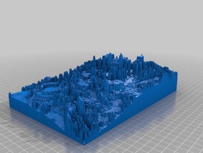hearst castle lidar-Daten Gebäude Strukturen 3d-Modell san simeon 3d print model - Mito3D