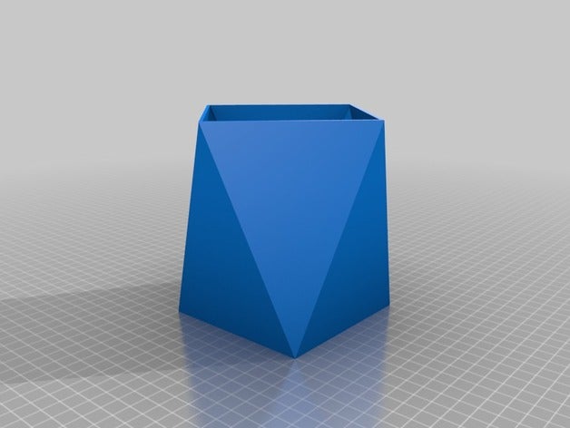vaso de 4 a decoração 3D print model - Mito3D