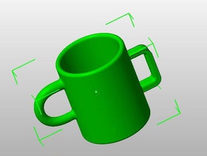 cup food drink 3d print model - Mito3D