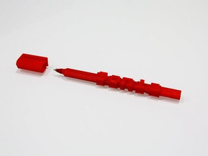 sonia bolígrafo bic de la oficina personalizado 3d print model - Mito3D
