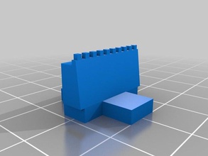 kale satranç sadece piyon olarak ayarlayın 3d inşaat model tinkercad duvar 3d print model - Mito3D