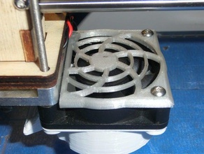 grelha da ventoinha padrão ultimaker 3d a impressora acessórios 3d print model - Mito3D