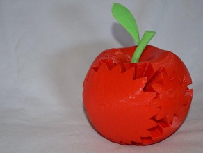 apple gears mechanical toys classroom gear kit puzzle teacher gift wpilgrim 3d print model - Mito3D
