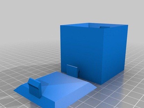 trollin kutusu kilitlenebilir kaplar banka 3d print model - Mito3D