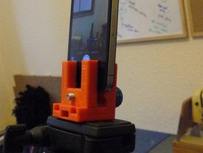 tripod phone clamp v1 tools camera holder 3d print model - Mito3D