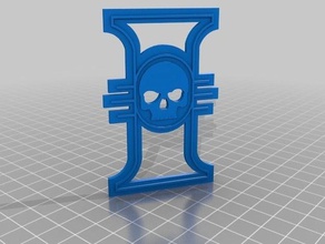 wh40k inquisition symbol toy game accessories 3d print model - Mito3D