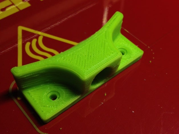 folding camp table leg mount replacement parts 3D print model - Mito3D