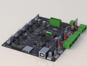 smoothieboard x5 3d a impressora partes placa de controle eletrônica 3d print model - Mito3D