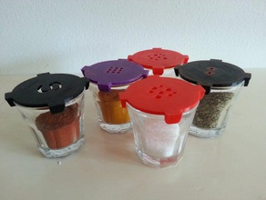 ikea vidro de tiro tempero a cozinha jantar 3dcr temporada shotglass 3d print model - Mito3D