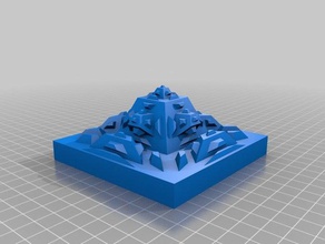 3d çizgi fraktal garip matematik özelleştirilmiş 3d print model - Mito3D