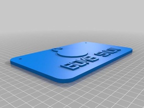 bomb snow sign signs logos customized 3d print model - Mito3D