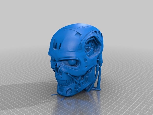 t800 suave hi-res otros el busto terminator 3D print model - Mito3D