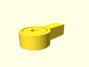 rod end bearing remix construction toys customizer openscad 3d print model - Mito3D