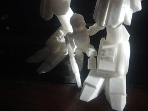 titanfall piloto baseado ghost versão 41 pessoas figura 3d print model - Mito3D