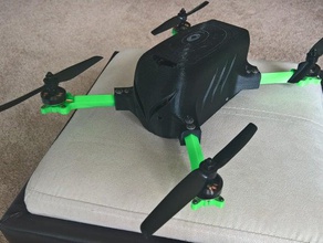 beagledrone quad copter mécanique les jouets beaglebone diydrones quadracopter la framboise raspberry pi 3d print model - Mito3D