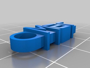 llavero mar organización personalizado 3d print model - Mito3D