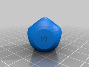 modular die generator math art dice experiment openscad parametric reprap supportless toy useful 3d print model - Mito3D