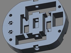 furby 98 chassi robótica 3d print model - Mito3D