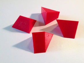 split pyramid puzzles toy 3d print model - Mito3D
