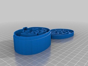 kabak kutusu kaplar özelleştirilmiş 3d print model - Mito3D