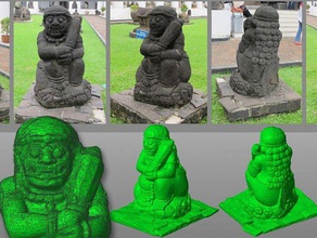 indonesiano dvarapala scans replicas ancient cultural culture frostgrave guardian historical history jakarta java javanese museum sculpture statue stone 3d print model - Mito3D