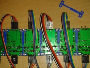 max7219 led matrix module joiner bars electronics 3d print model - Mito3D