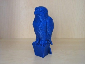 halcón maltés de apoyo a los animales birt 3d print model - Mito3D