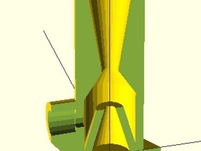 tubo da giardino pompa venturi all'aperto famiglia openscad utile 3d print model - Mito3D
