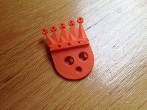 king-brooch accessories kings day king willem-alexander netherlands 3d print model - Mito3D