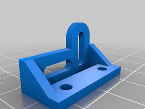 parametric mounting bracket parts 3d print model - Mito3D