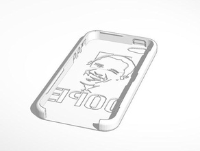 obama dope gerundet Fall iphone 5 Tasten mobile 5c 5s Amerika cover komisch Präsident 3d print model - Mito3D