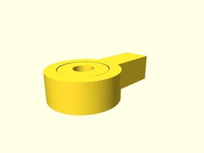 rod end bearing remix construction toys customizer openscad 3d print model - Mito3D