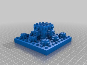 meu personalizada 3d linha fractal matemática 3d print model - Mito3D