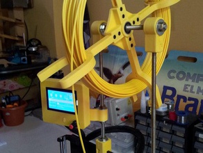 filament spool holder prusa i3 3d printer accessories 3d print model - Mito3D