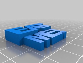 llavero beni ye Anahtarlık 3d print model - Mito3D