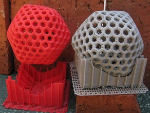 large buckyball math art bucky ball openscad 3d print model - Mito3D