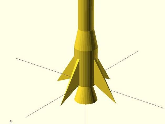 roket araçlar 3D print model - Mito3D