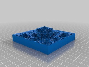 my customized 3d line fractal math 3d print model - Mito3D