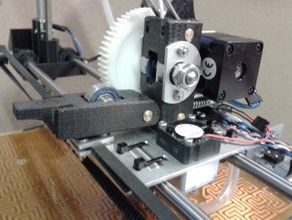 lightweight geared extruder 3d printer extruders 3d print model - Mito3D
