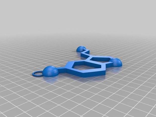 serotonin öğrenme 3D print model - Mito3D