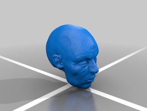 head stage 2 Skulpturen 3d print model - Mito3D