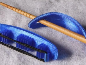 Haar-Band chopstick-Haar-clip - Zubehör freecad 3d print model - Mito3D