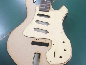 2 lasercut gitar müzik bas diy lasercutter olun yapmak newguitar orijinal originalguitar ses 3d print model - Mito3D